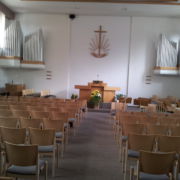 Saalbestuhlung - Blick von Hinten